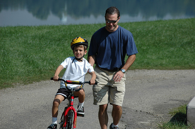 learning to bike